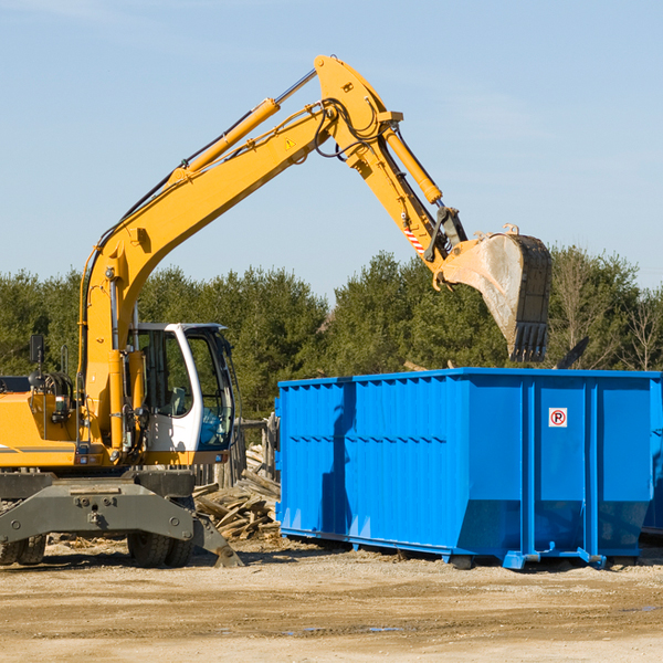 what size residential dumpster rentals are available in Mcdonough County